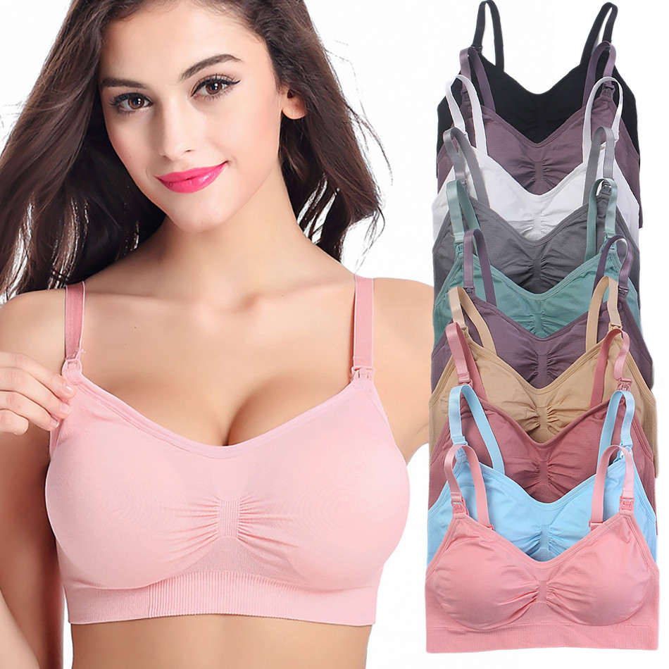 Breathable Maternity Pregnant - đánh giá và giá Nursing Bra Sleep