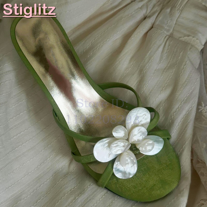 White Flower High Heels Slippe - đánh giá và giá Bodystocking Fishnet
