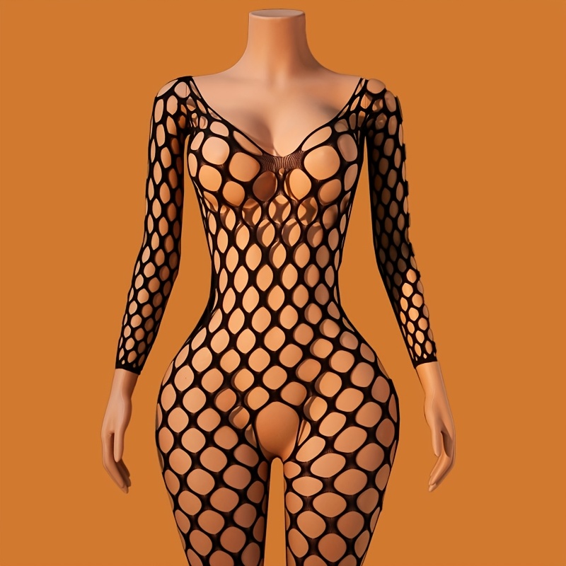 3-Piece Set: Sexy Halter-Neck  - đánh giá và giá Bodystocking Fishnet
