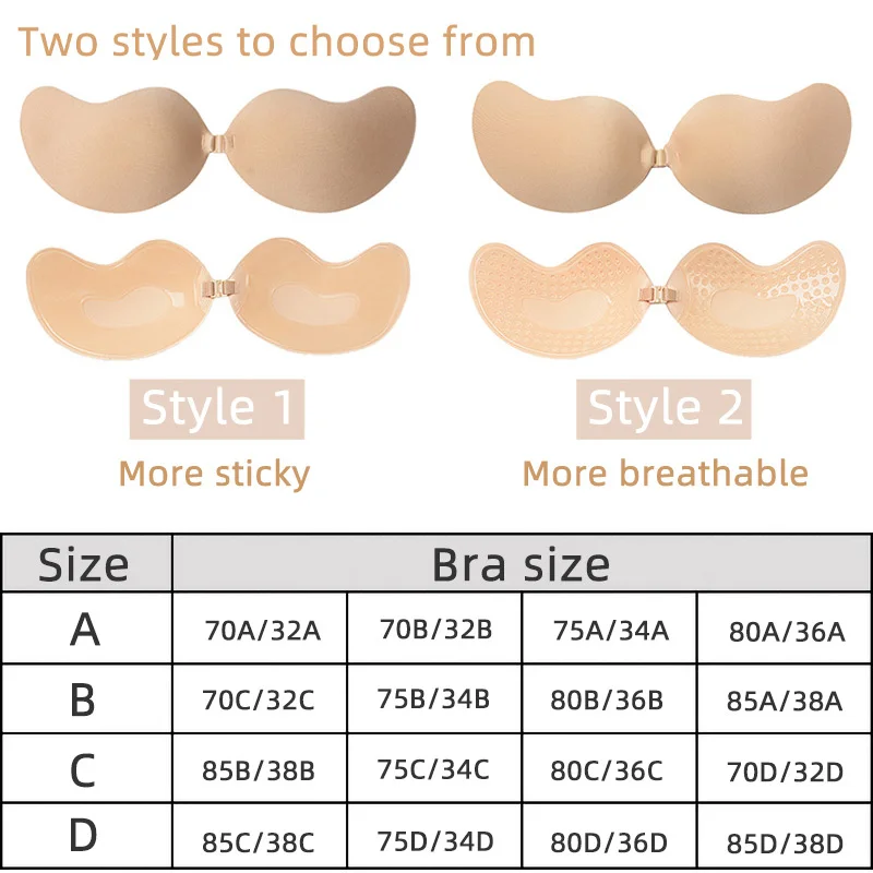 Sexy Women's Bra Invisible Pus - đánh giá và giá Strapless Bra Backless