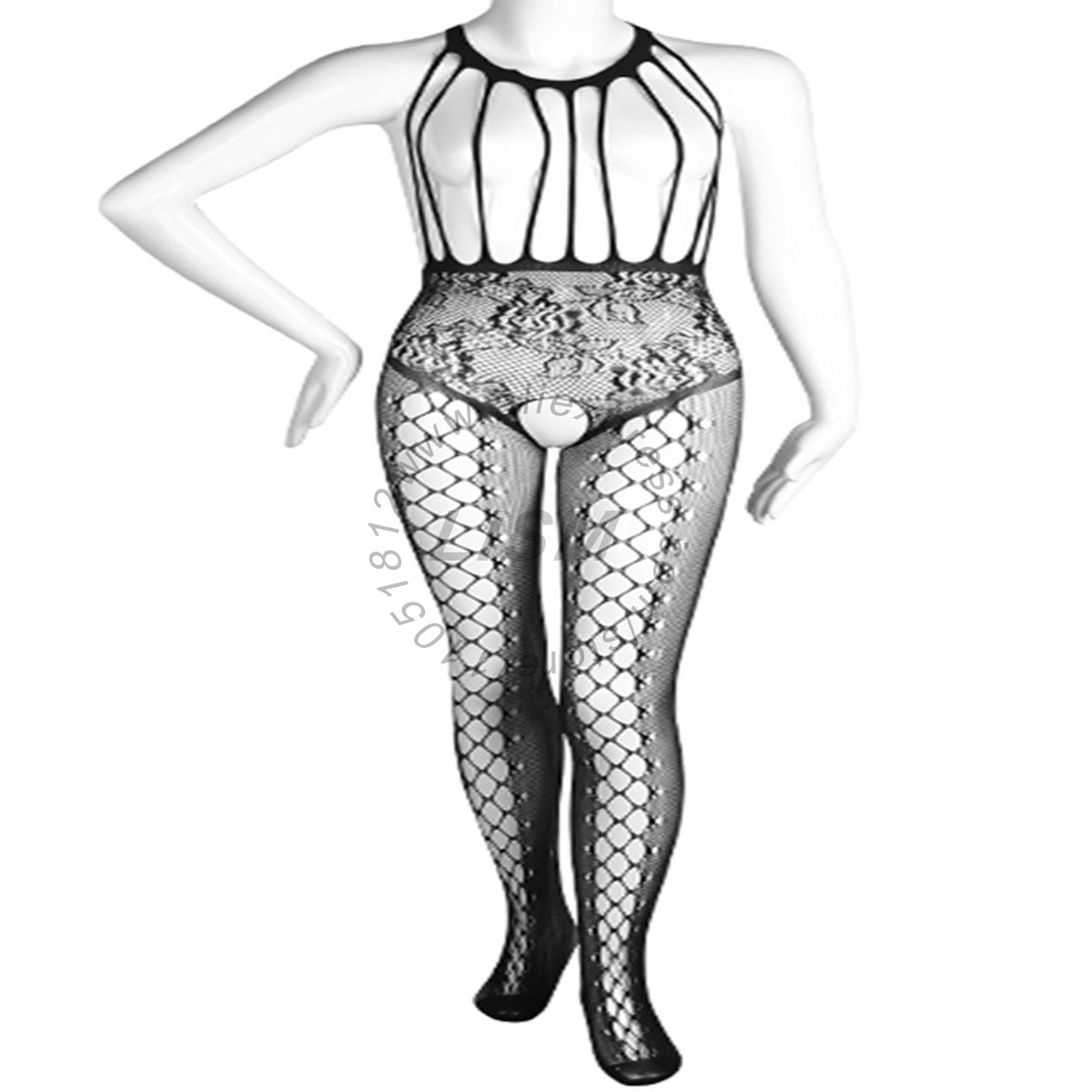 LISM Sexy Halter Cutout Open B - đánh giá và giá Bodystocking Fishnet