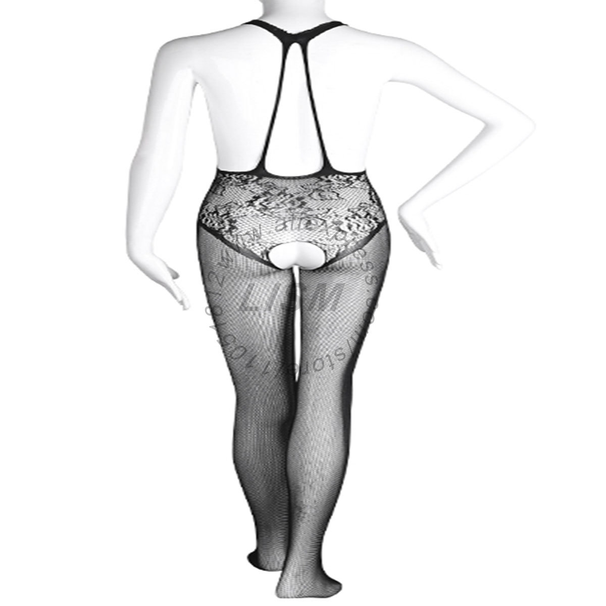 LISM Sexy Halter Cutout Open B - đánh giá và giá Bodystocking Fishnet