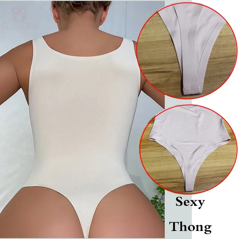 GUUDIA Sexy Thong Deep U Neck  - đánh giá và giá Shapewear Bodysuit Firm