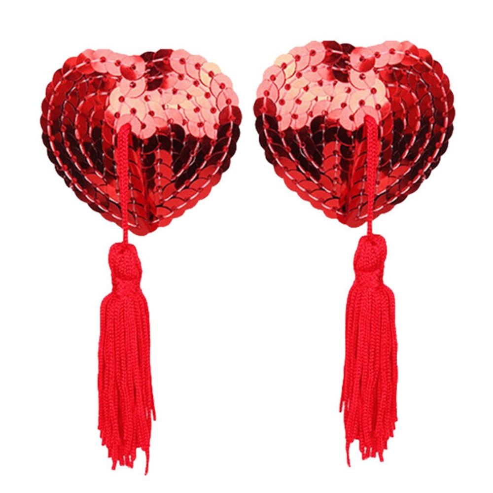 1 Pair Sexy Heart Shape Bra Ni - đánh giá và giá Nipple Cover Pasties