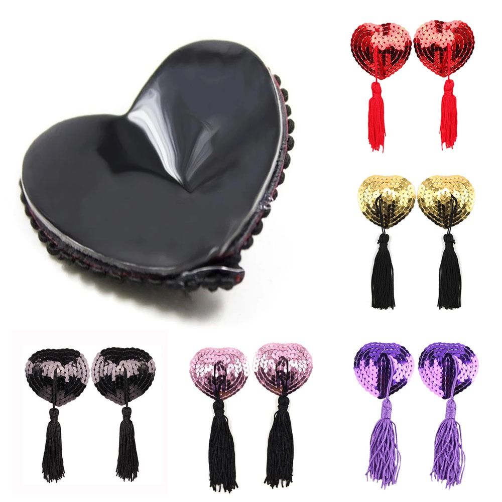 1 Pair Sexy Heart Shape Bra Ni - đánh giá và giá Nipple Cover Pasties