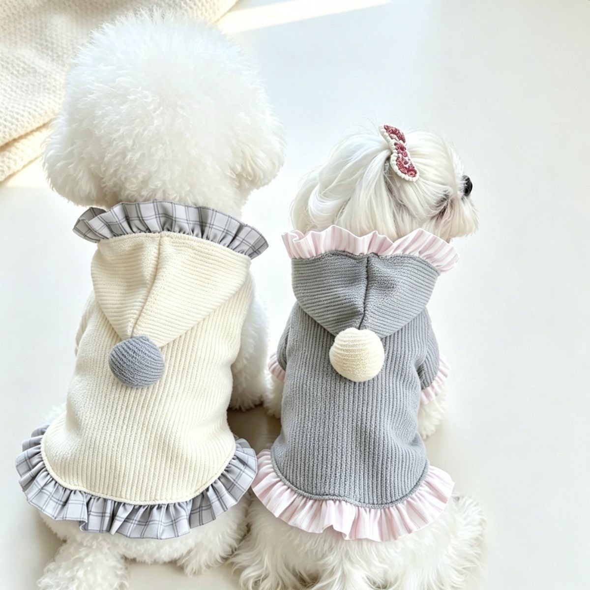 Pet Autumn and Winter Hooded J - đánh giá và giá Lace Teddy Lingerie